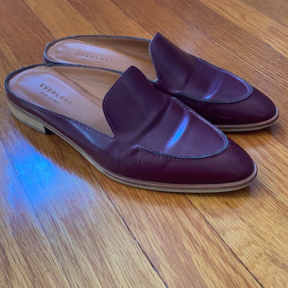 Everlane Oxblood Modern Loafer Mule size 7 - Picture 4 of 10
